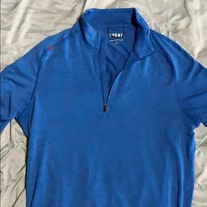 Rhone Sequoia Air 1/4 zip silver/lake blue